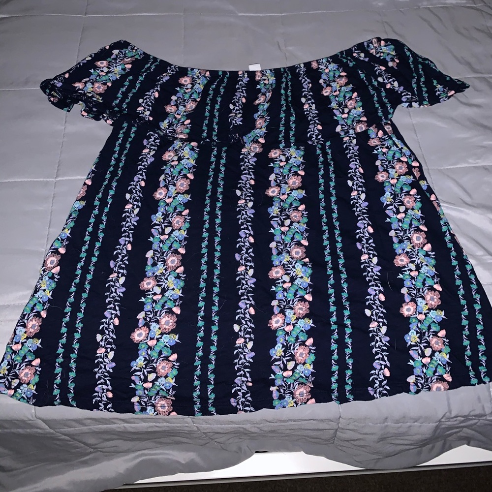 Off the shoulder floral top